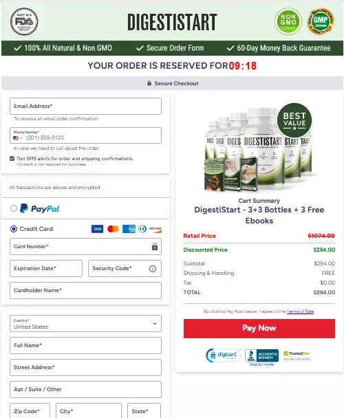 DigestiStart - Secure Checkout
